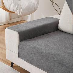 Solid Chenille Sofa Slipcover Non slip Sofa Cover Universal Furniture Protector