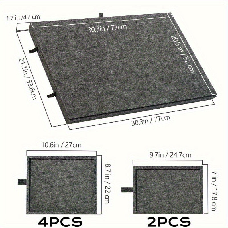 6 in 1 Portable Puzzle Table Set with Stand Cover