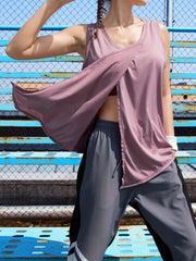 Women's Breathable Sleeveless Sports Top for Comfortable Workouts