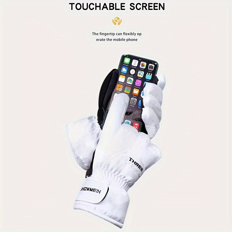 Winter Touch Screen Skiing Gloves Waterproof Warm Keeping Gloves