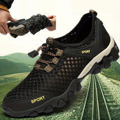 Men's Adjustable Drawstring Hiking Sandals