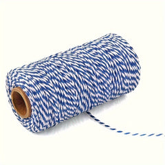 100m 2mm Braided Cotton Rope DIY Holiday Packaging Tag Wire Party Supplies