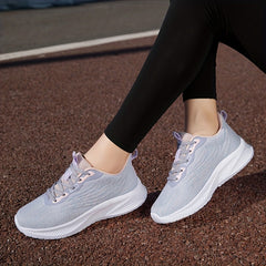 Women's Knitted Running Shoes for Outdoor Activities