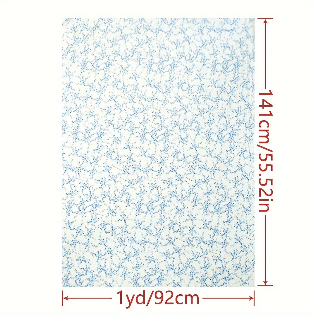 1pc Faux Cotton Fabric Diy Cloth Pants Dress Fabric 1yard Cut Size