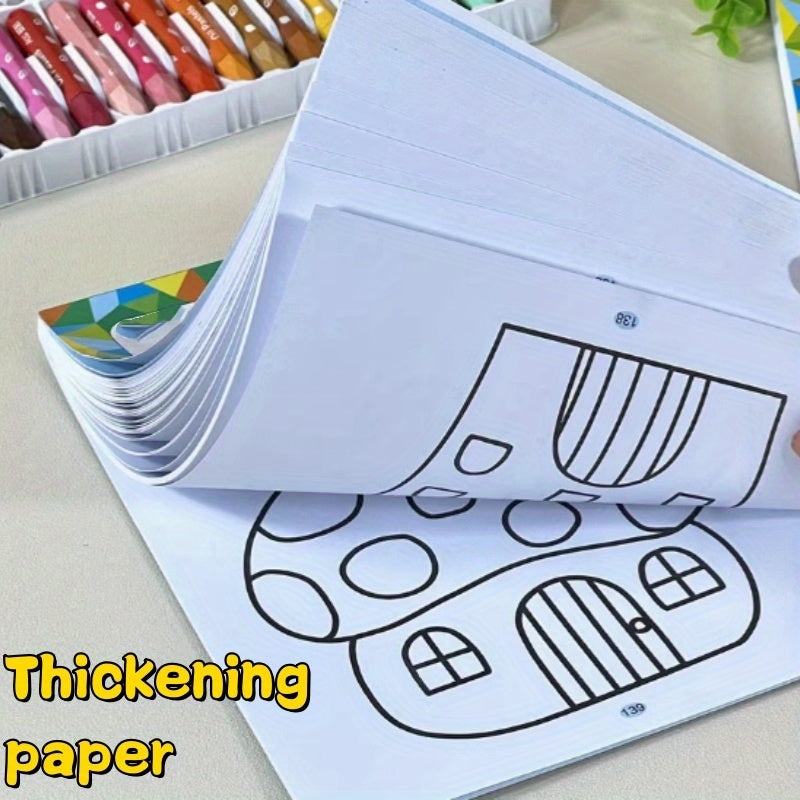 Animal & Nature Coloring Book for Kids - Non Toxic Paper Cover
