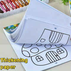Animal & Nature Coloring Book for Kids - Non Toxic Paper Cover