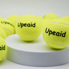 3pcs Lemon Yellow Printing Tennis Ball, High Elasticity