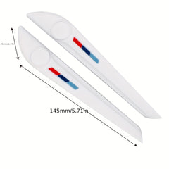 2pcs Car Door Edge Protector Rear View Mirror Anti Collision Stickers