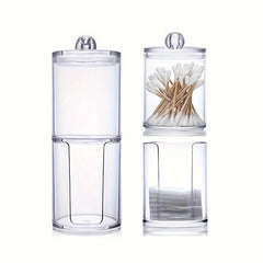 Acrylic Cotton Pads Holder Makeup Storage Containers