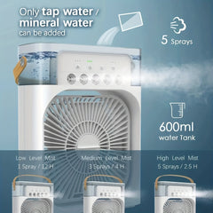Portable Low Noise Bedroom Fan for Comfortable Stay