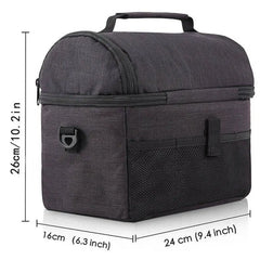 8L Insulated Lunch Bag Coolbag Work Picnic Adult Kids Food Storage