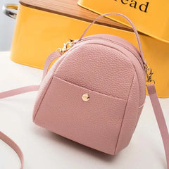 8PCS Small Women Backpack Mini Shoulder Bag Female Back Pack for Ladies Girls