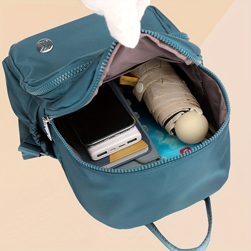 Lightweight Backpack Casual Solid Bag For Outdoor Sports Camping Travel