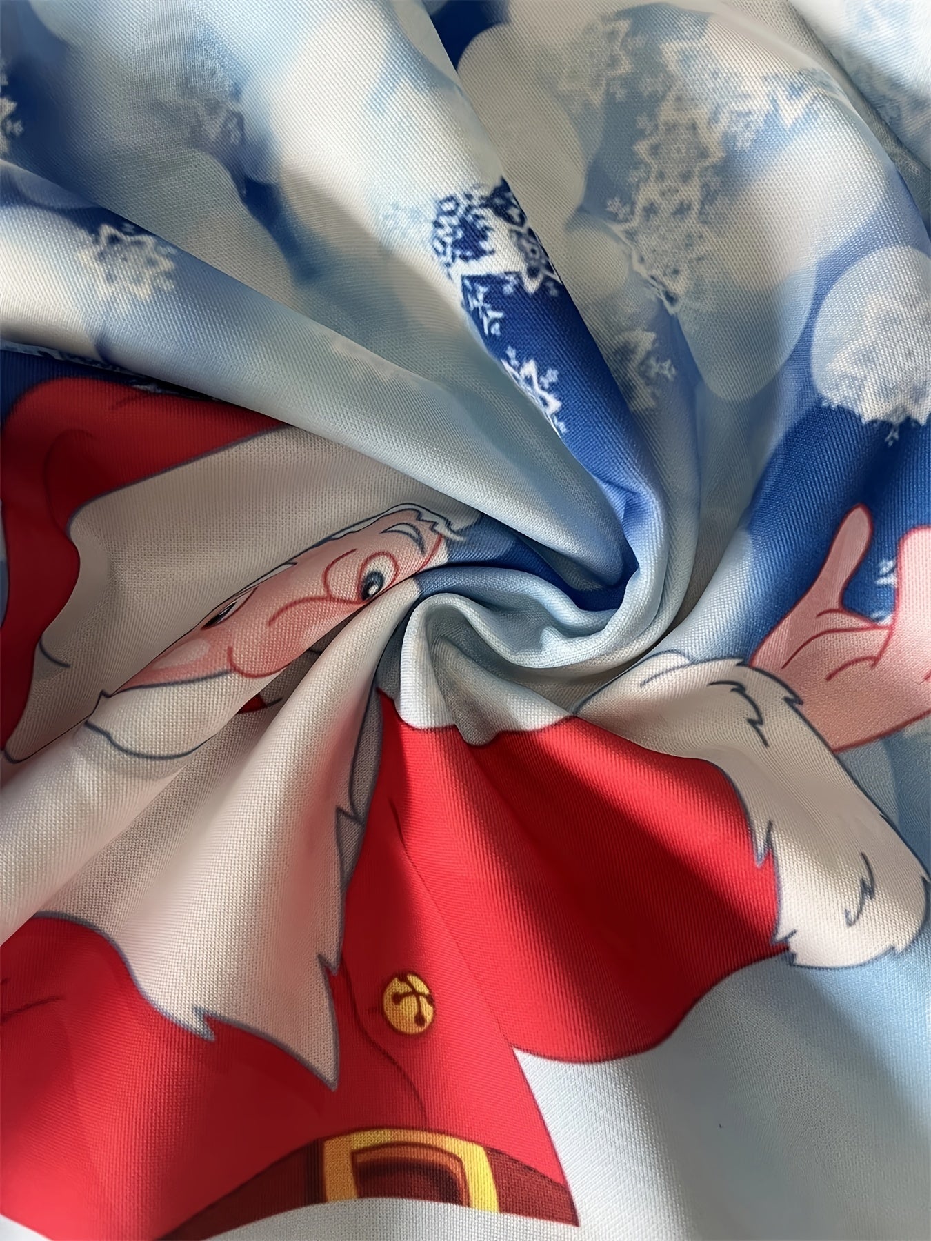 Santa Claus Graphic Hooded Sweatshirt for Kids