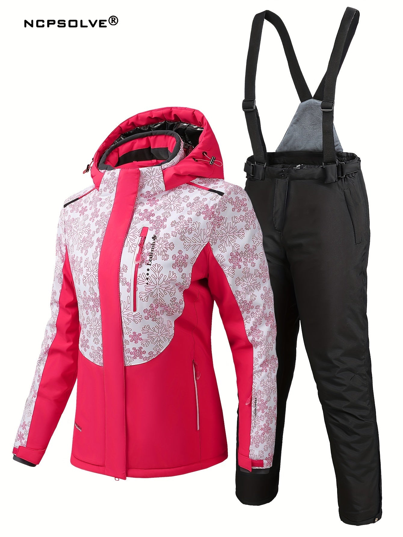 Women's Windproof Ski Set Jacket & Trouser Suit