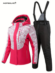 Women's Windproof Ski Set Jacket & Trouser Suit