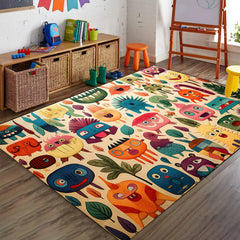 Cartoon Kids Carpet Playset Rug Early Educational Kids Crawling Mat