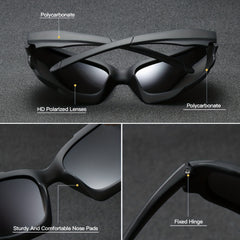 RoyalHot Polarized Sports Sunglasses with Case