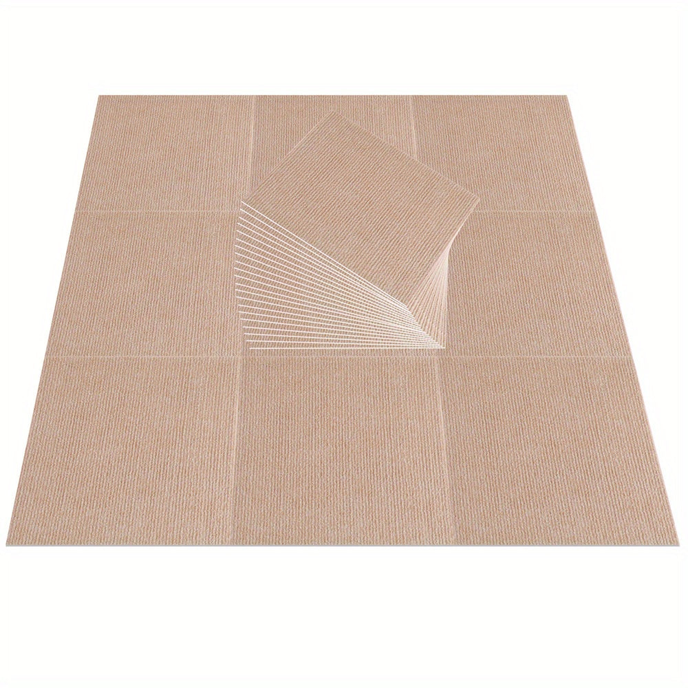 10pcs Adhesive Neoprene Foam Carpet Floor Tiles Non Slip Square Rubber Pad