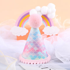 Mermaid Birthday Hats Headwear Party Supplies