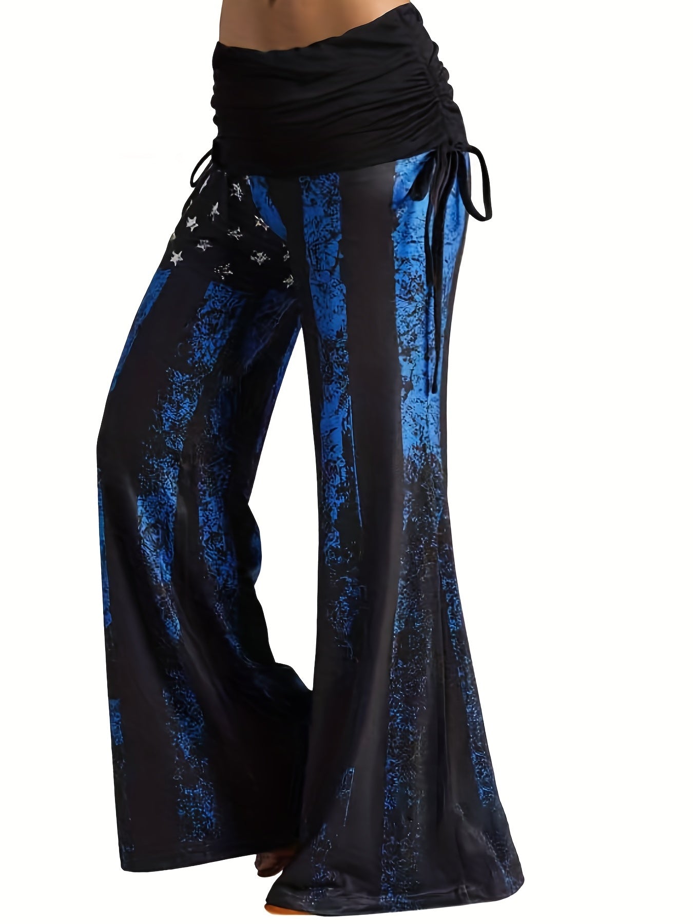 Flare Leg High Waist Pants for Women