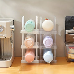 Plastic Sports Cup Storage Rack Stackable Water Cup Stand