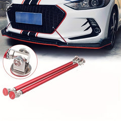 2pcs Car Front and Rear Bar Decorative Tie Rod Universal Adhesive Bracket