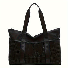 Retro Large Capacity Travel Bag Lightweight Handheld Fitness Tote Bag