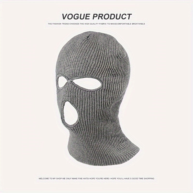 3-Hole Warm Headgear Skiing & Riding Face Cover