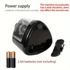 Electric Pencil Sharpener Auto Stop Safety Fast Sharpening AA Batteries