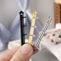 1:12 Dollhouse Wall Hooks Golden Silver DIY Scene Decor Miniature Fu
