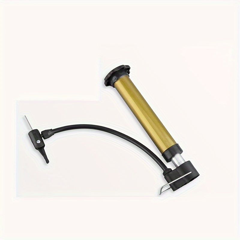 Portable Air Pump Kit Sports Balls Needle Nozzle Extension Hose