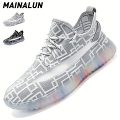 Men's Lightweight Knitted Sneakers for Running