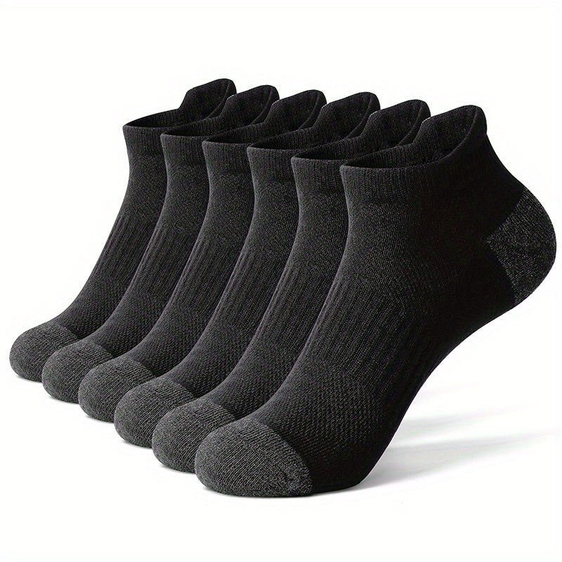 6 Pairs Comfy Breathable Short Sports Running Socks Women's Stockings