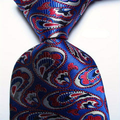Men's Paisley Tie Floral Neckties For Wedding Party Business 3 1in Wide
