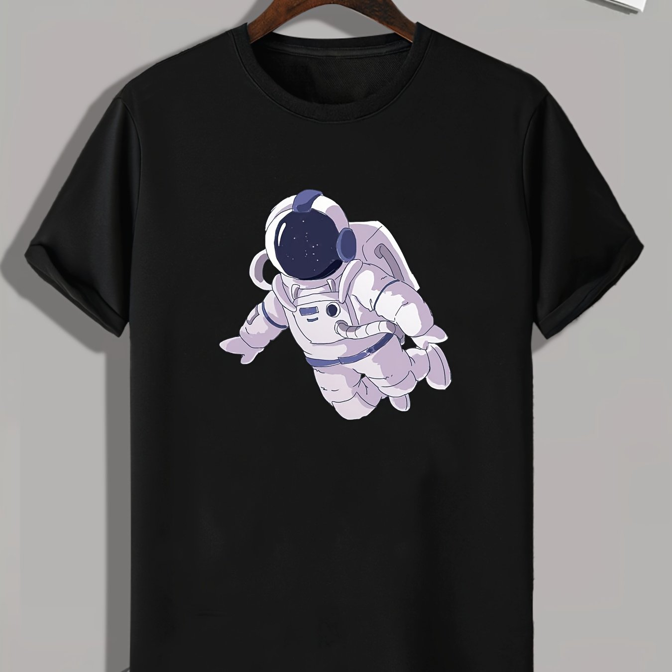 Men's Astronaut Print Slim Fit T-shirt