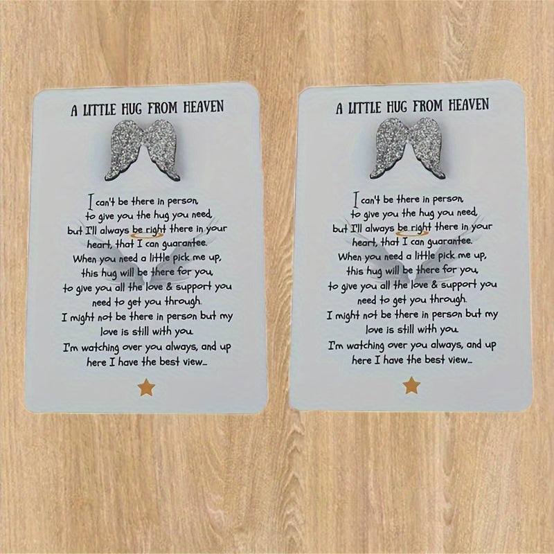 Men's Wooden Memorial Pocket Token Thoughtful Gift for Loss & Remembrance
