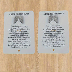 Men's Wooden Memorial Pocket Token Thoughtful Gift for Loss & Remembrance