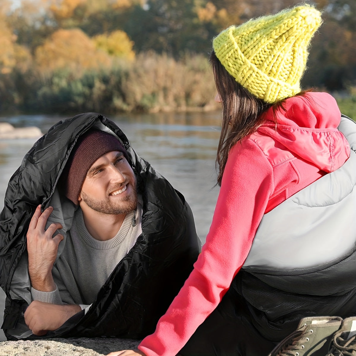 Winter Camping Sleeping Bag Waterproof Lightweight for Men & Women