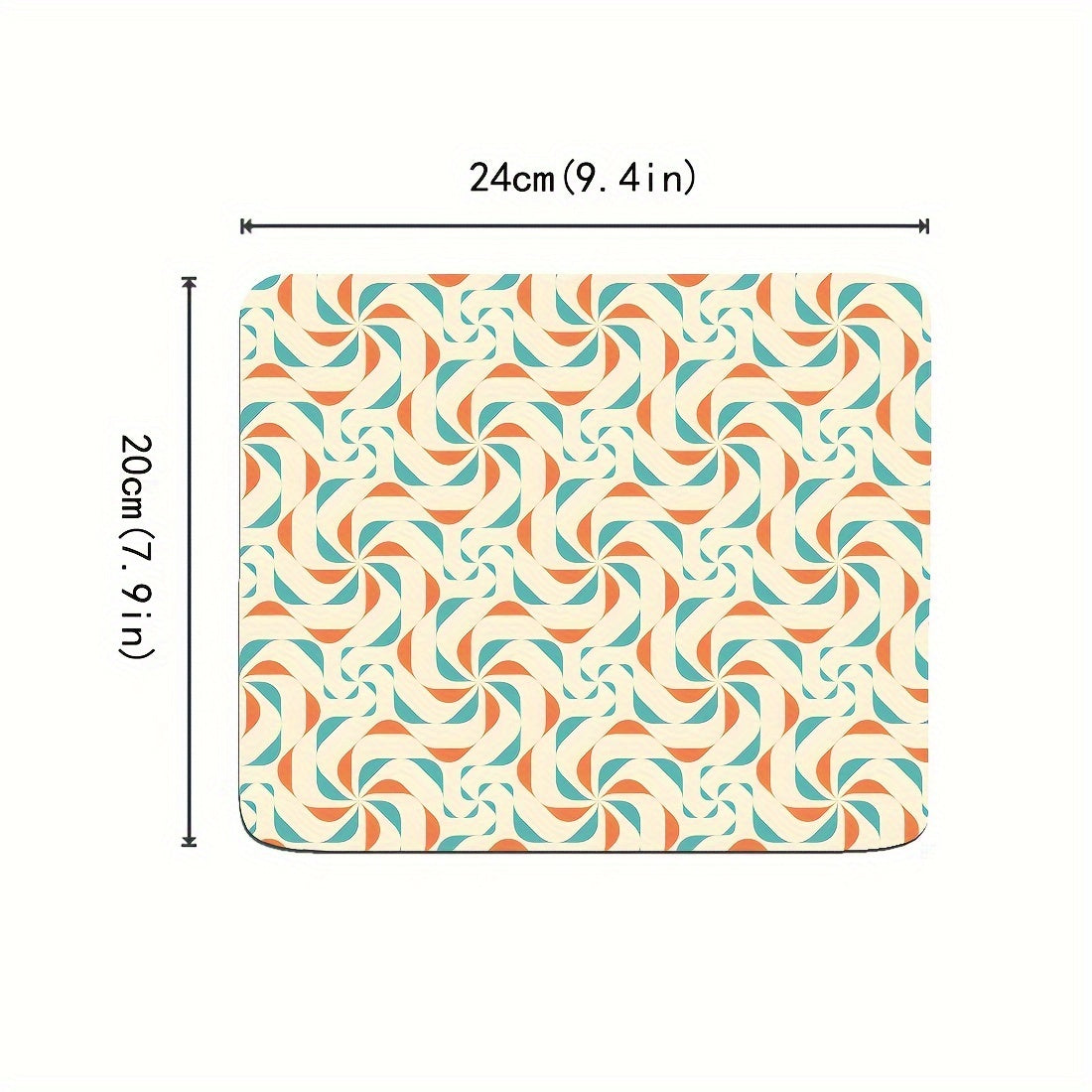 Flat Texture Visual Impact Small Desktop Mouse Pad Office Home Accessories