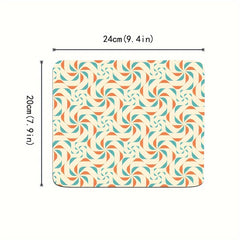 Flat Texture Visual Impact Small Desktop Mouse Pad Office Home Accessories