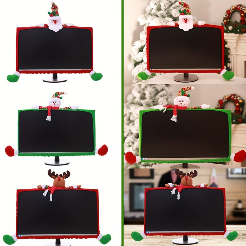 Christmas Computer Monitor Cover - Reindeer Design