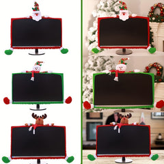 Christmas Computer Monitor Cover - Reindeer Design