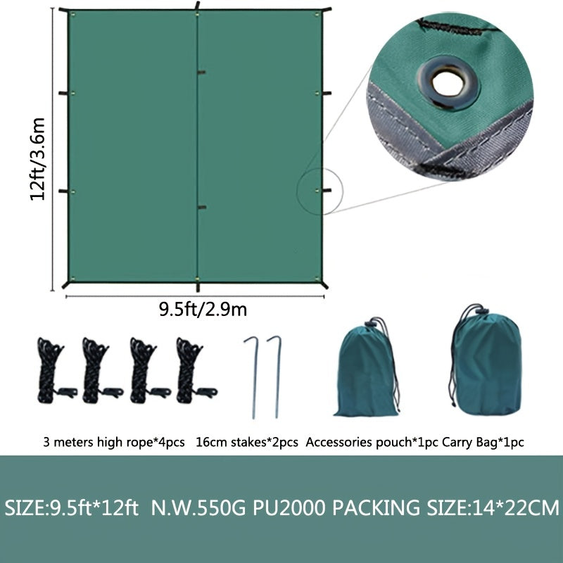 Waterproof Outdoor Canopy Tent For Camping And Picnics With Hammock Shelter