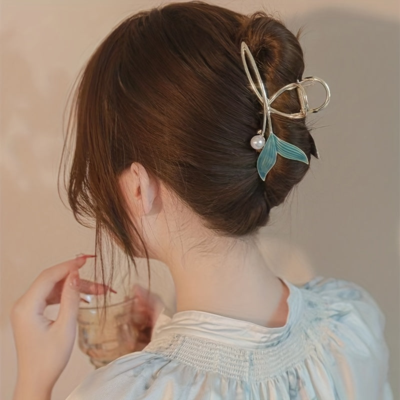 Whale Tail Claw Clips Hair Accessory for Women