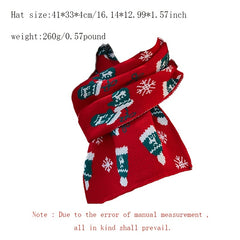 Christmas Pattern Scarf Winter Scarf Large Blanket Wrap Shawl