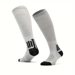 Men's Compression Sport Socks Nylon Blend Sweat Absorbing Breathable Socks