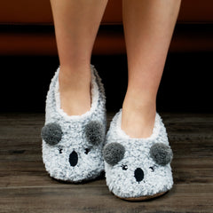 Women's Koala Slippers Plush Lined Casual Shoes