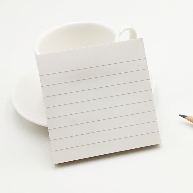 80 Sheets Sticky Notes Adhesive Strong Note Book with Horizontal Line