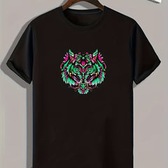 Men's Tribal Totem Animal Print Tee